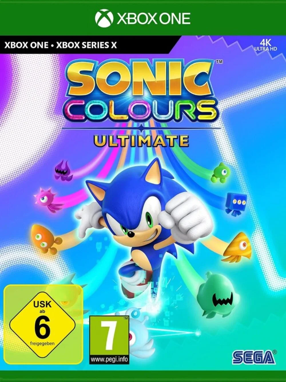 Vibrant Sonic Colours Ultimate Game for Xbox One & Series X - Action Adventure